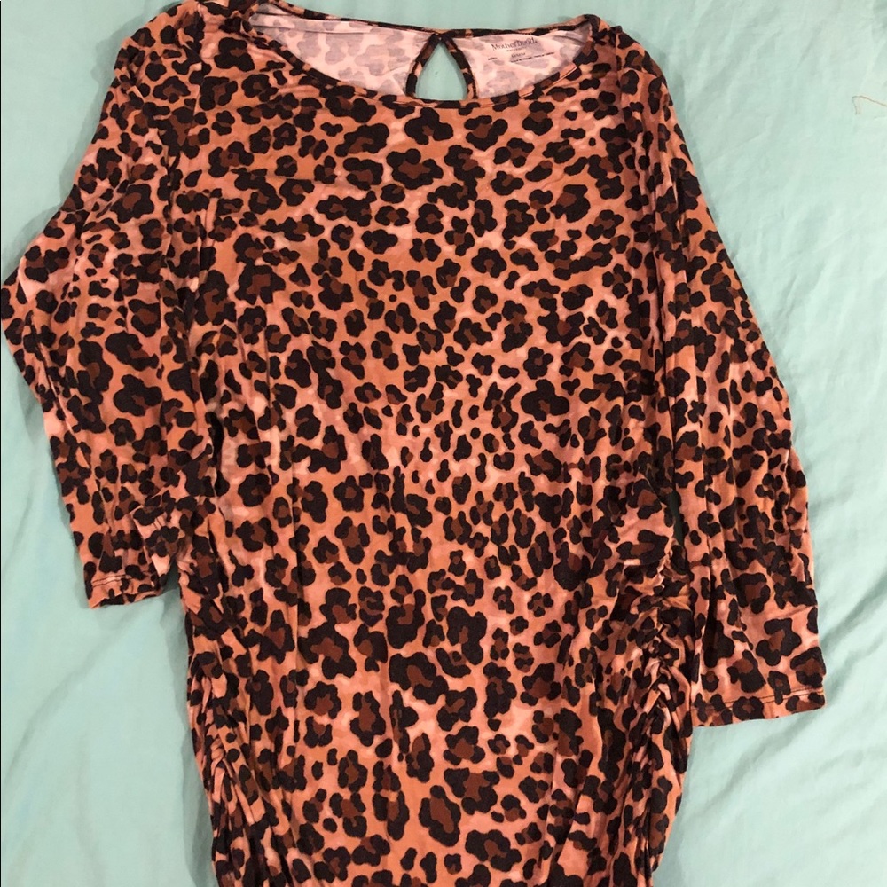 Motherhood maternity leopard top